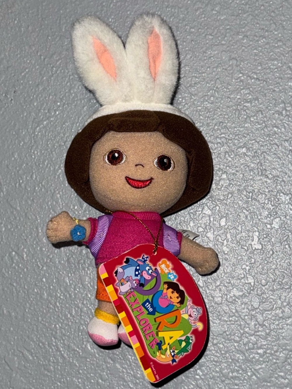 Nickelodeon Dora Plush with White Bunny Ears